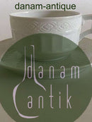 Royal Copenhagen Hvid Vifte Thekop og Underkop No. 11545