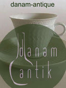 Royal Copenhagen Weißer Fächer Mokkatasse und Untertasse Nr. 11538