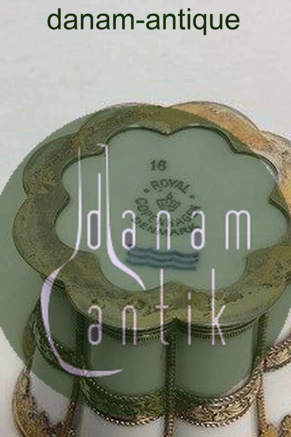 Royal Copenhagen Anton Michelsen Hvidt Margrethe Bæger i Porcelæn og Sterling Sølv