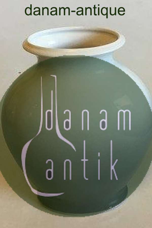 Royal Copenhagen Art Nouveau vase med Svinedrengen No 4481 PMN