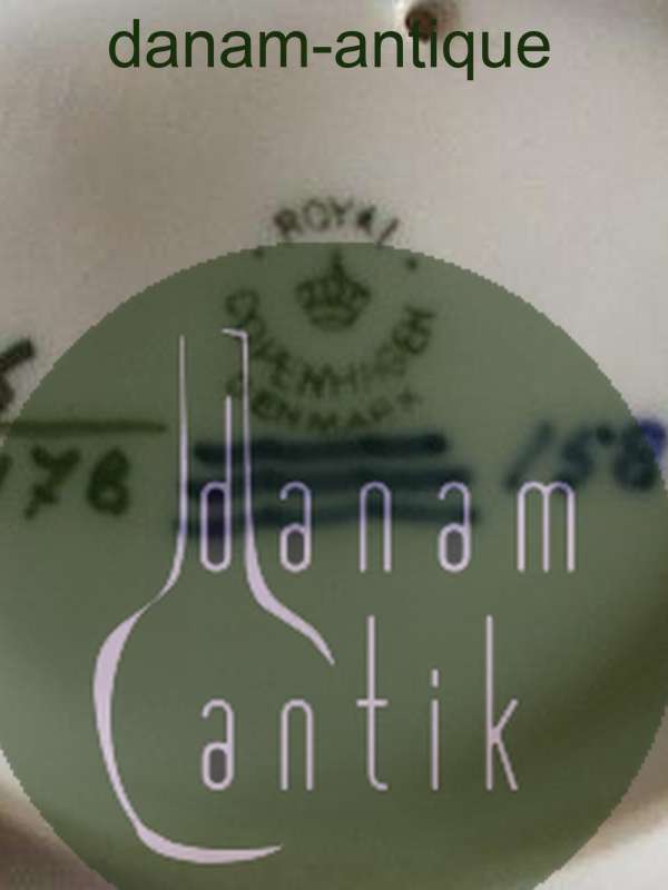 Royal Copenhagen Art Nouveau Skål med snegl No 6/2478