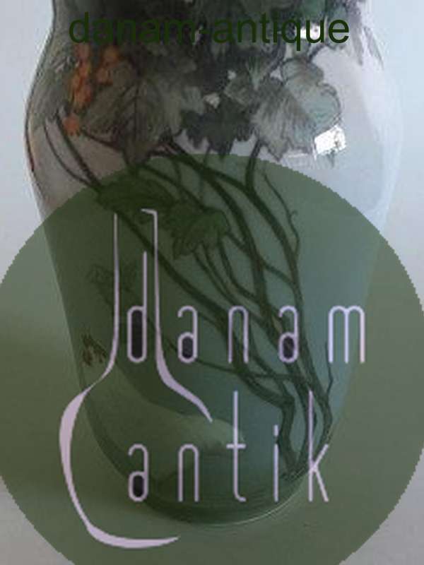 Royal Copenhagen Art Nouveau Vase med Høne No b1575/1217f