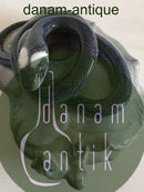 皇家哥本哈根新艺术风格字母秤，带蛇和鸽子，编号347