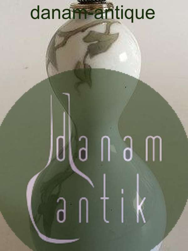 Royal Copenhagen Art Nouveau Sølv monteret Baluster formet vase 43/121