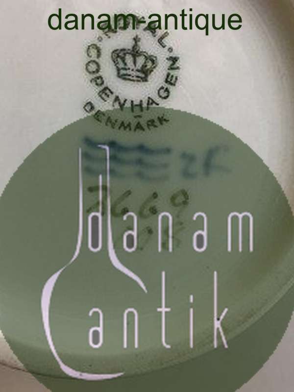 Royal Copenhagen Vase No. 2669/108 with Water Lily Motif