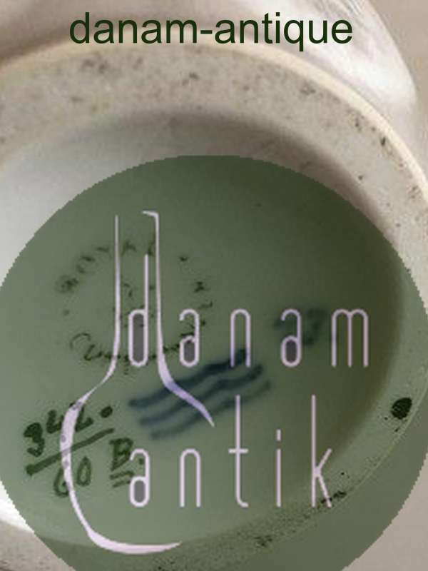 Royal Copenhagen Art Nouveau 3 Hankevase med Mælkebøtte motiv No 342/60B