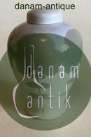 Royal Copenhagen Art Nouveau Lågvase med bladdekoration No 312/53