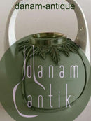 Royal Copenhagen Art Nouveau Vase med Anton Michelsen Sterling Sølv Montering fra 1911