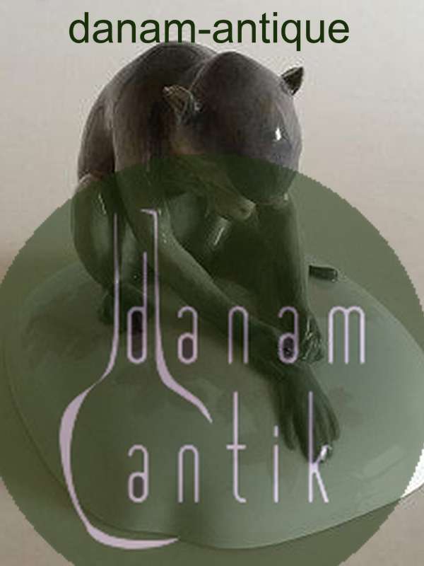 Royal Copenhagen Art Nouveau Abe på låg No 22/11