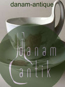 Royal Copenhagen Art Nouveau Lille Højhankskop med Underkop No. 689/4