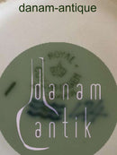 Royal Copenhagen Art Nouveau Lågskål med Blomst og Sommerfugl Motiv No 1