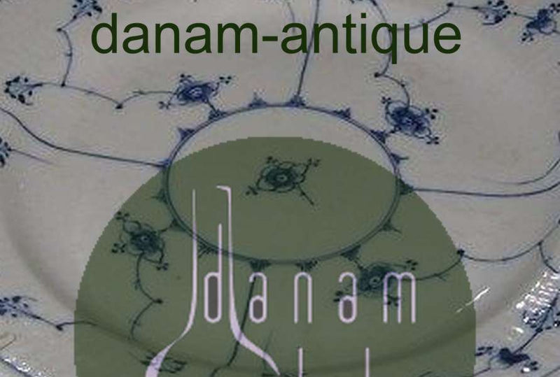 Royal Copenhagen Antik Musselmalet Riflet Spisetallerken