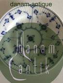 Royal Copenhagen Blauer kannelierter Teller Nr. 182