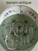 Kgl. Porcelæn Musselmalet Riflet Dyb Tallerken No. 167