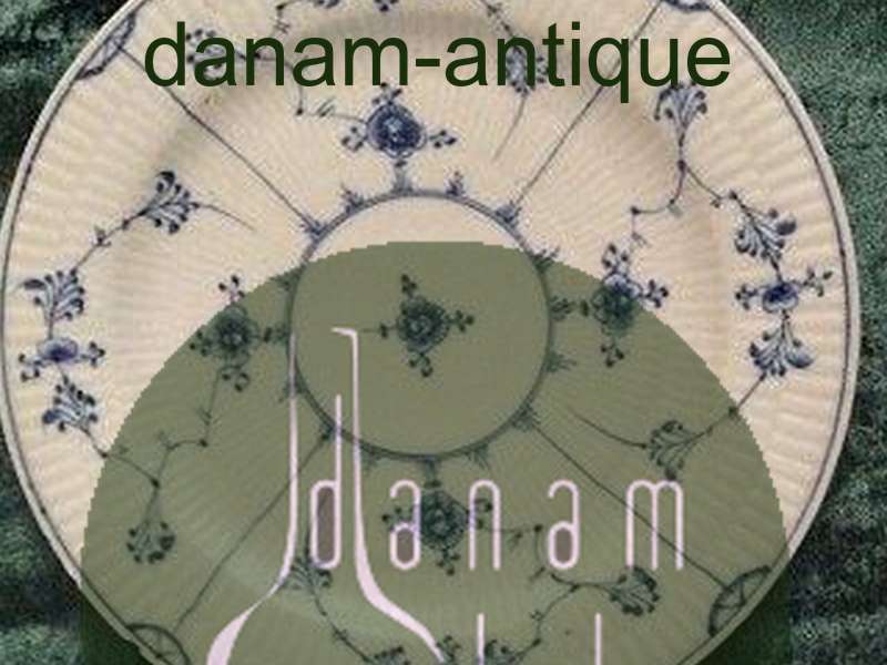 Royal Copenhagen Antique Blue Fluted Plate 