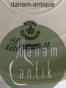 Royal Copenhagen No 118 Dinner Plate w. Golden Peacock Ornament. 24.5cm