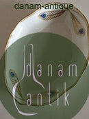 ロイヤルコペンハーゲン セットNo118 オーバルサービングボウル ピーコック、ゴールドリム