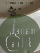 Royal Copenhagen No 118 Round Serving Tray w. Golden Peacock Feather Ornament