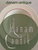 Royal Copenhagen Rødtop / Rødkant Dyb Tallerken No. 3072