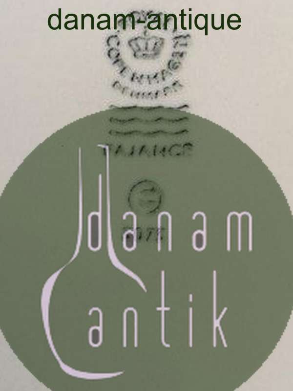 Royal Copenhagen Rødtop / Rødkant Dyb Tallerken No 3073