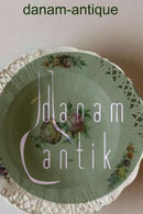 Royal Copenhagen Saxon Flower Deep Teller in Luxusausführung mit durchbrochenem Rand.