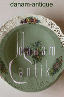 Royal Copenhagen Saxon Flower Deep Plate Premium model with pierced border