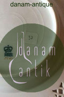 Royal Copenhagen Saksisk Blomst Dyb Tallerken i luksusmodel med gennembrudt kant.