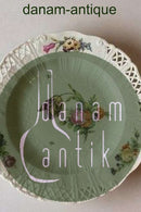 Royal Copenhagen Saxon Flower Dinner/Fruchtteller in Luxusausführung mit durchbrochenem Rand.