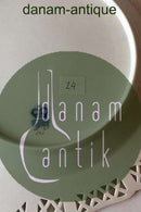 Royal Copenhagen Saksisk Blomst Middags-/Frugttallerken i luksusmodel med gennembrudt kant.