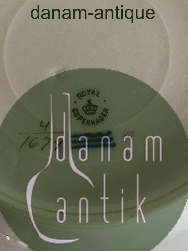 Royal Copenhagen Fuld Saksisk Blomst Tallerken No 1674