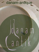 Royal Copenhagen Fuld Saksisk Blomst Dyb Tallerken med Gennembrudt Blondekant fra 1860-1890