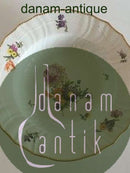 Royal Copenhagen Fuld Saksisk Blomst Stor Dybtallerken No 1614