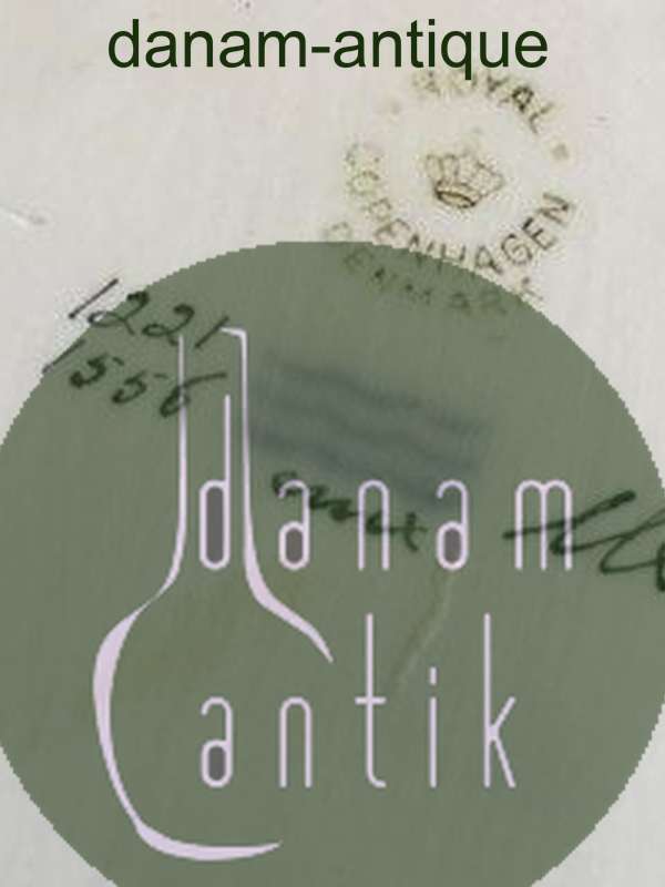 Royal Copenhagen Fuld Saksisk Blomst Ovalt Serveringsfad No 1556