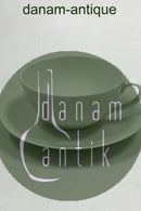 Royal Copenhagen Salto Weiß Teetasse und Untertasse