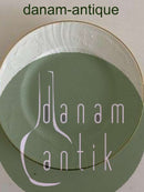 Royal Copenhagen Juliane Marie White Cake Plate with Gold No 12014