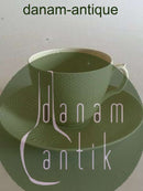 Royal Copenhagen Josephine Creme Curved Coffee Cup and Saucer