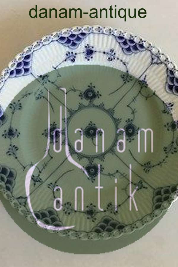 Royal Copenhagen Musselmalet Helblonde Frokosttallerken No. 1086