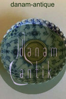 Royal Copenhagen Blue Fluted Full Lace Candle Drip Cup with 2-Crown coin No 1009