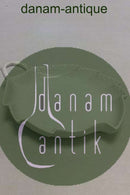 Royal Copenhagen Hvid Halvblonde Bladformet Asiet No. 357