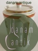 Royal Copenhagen Goldene Hörner mit orangefarbenem Rand Kaffeekanne Nr. 833/9533