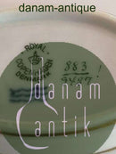 Royal Copenhagen Golden Horns with Orange Band Butter Tray No 883/9487