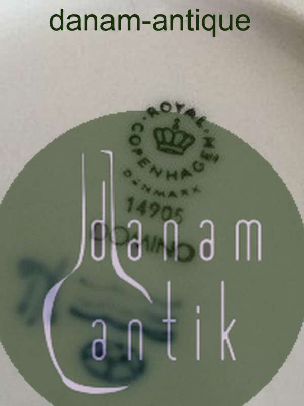 Royal Copenhagen Domino Rund Asiet No 14905