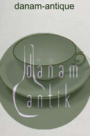 Royal Copenhagen Hvidt Porcelæn med guldkant Thekop med underkop No 1275/9067