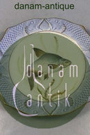 Royal Copenhagen Blå Fisketallerken med Guld No 1212/3002.