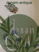 Royal Copenhagen Plate No 166/2031 with Handpainted Flower and Butterfly