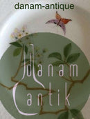 Royal Copenhagen Plate No 166/2031 with Handpainted Flower and Butterfly.
