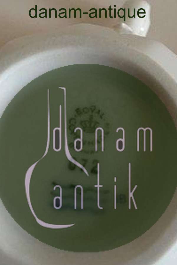 Royal Copenhagen Fairytale Terracotta Coffe Cup with Under Cup No 073, No 072