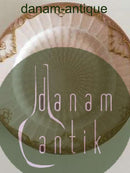 Royal Copenhagen Pale Pink Plate with Gold Ornament (Bat Pattern)