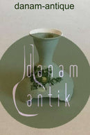 Royal Copenhagen Grøn Blomst Svejfet Lysestage No 1711