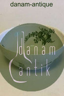 Royal Copenhagen Green Flower Curved Large Salad Bowl No 1643